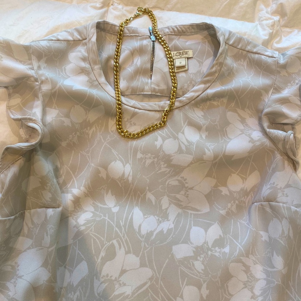 J Crew work blouse